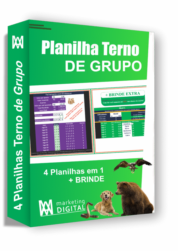 Planilha Jogo do bicho